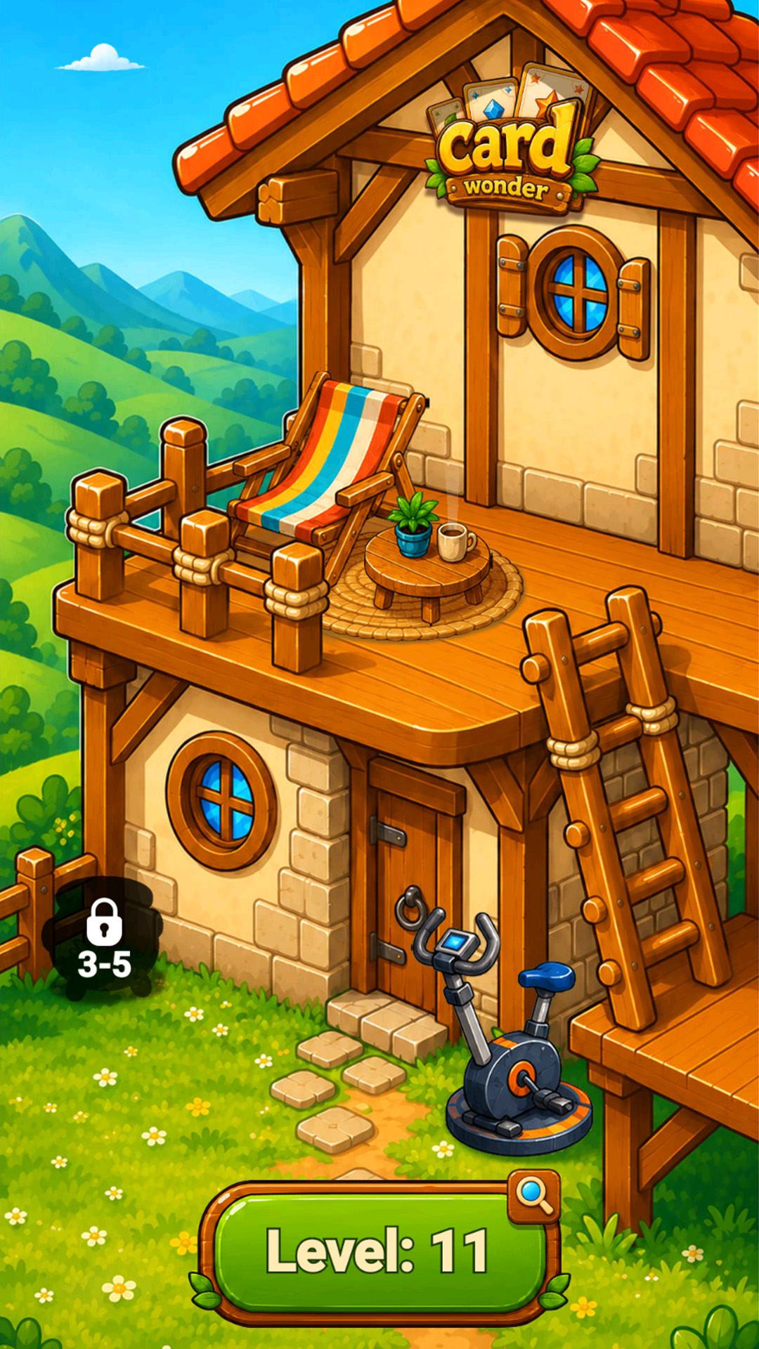 游戏画面1-小镇小屋场景